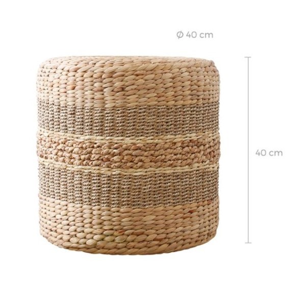 Đôn Ghế Bằng Lục Bình- Phong Cách Vintage Có Ảnh Thật