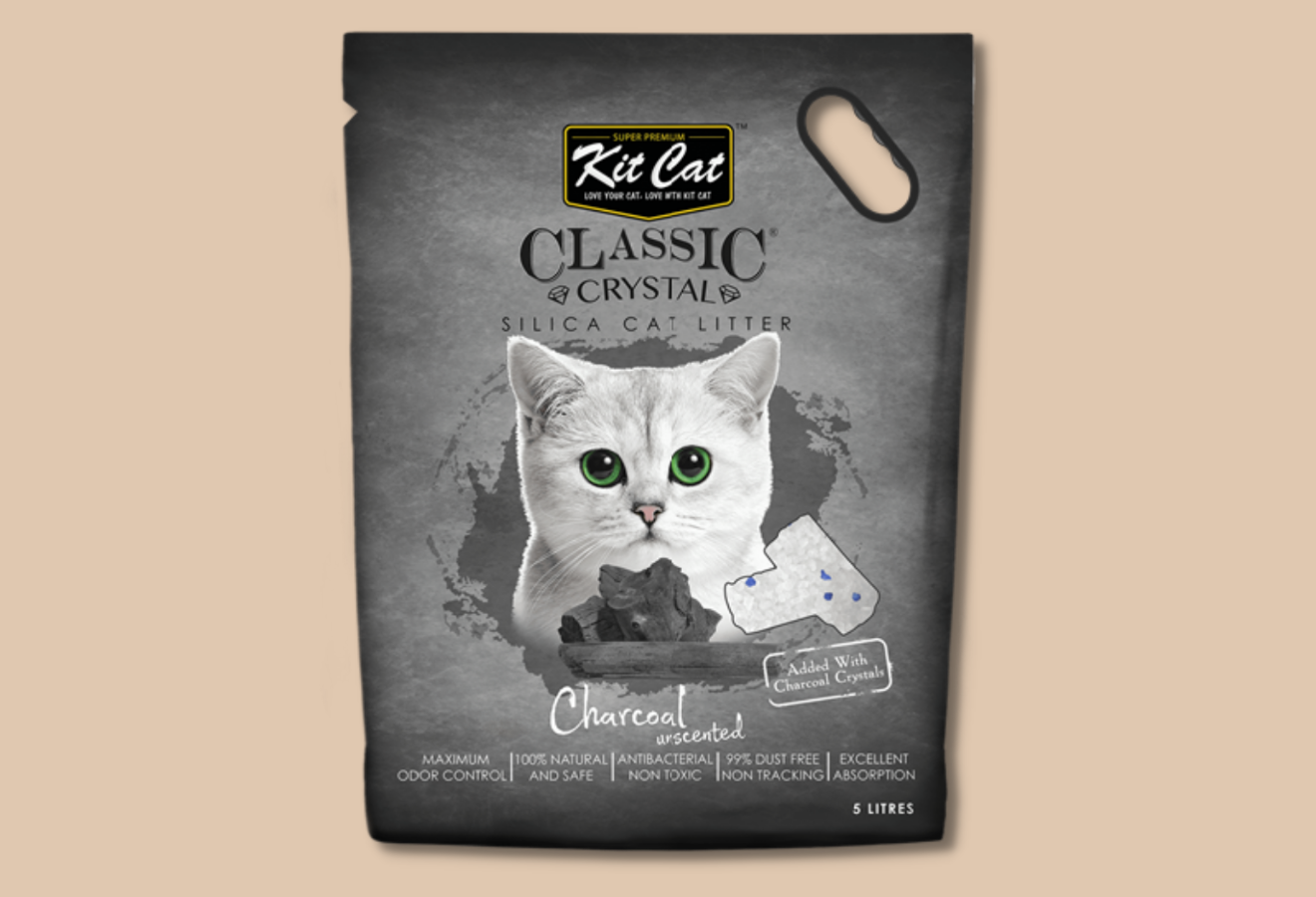 KITCAT CLASSIC - CÁT THỦY TINH CHO MÈO 5L