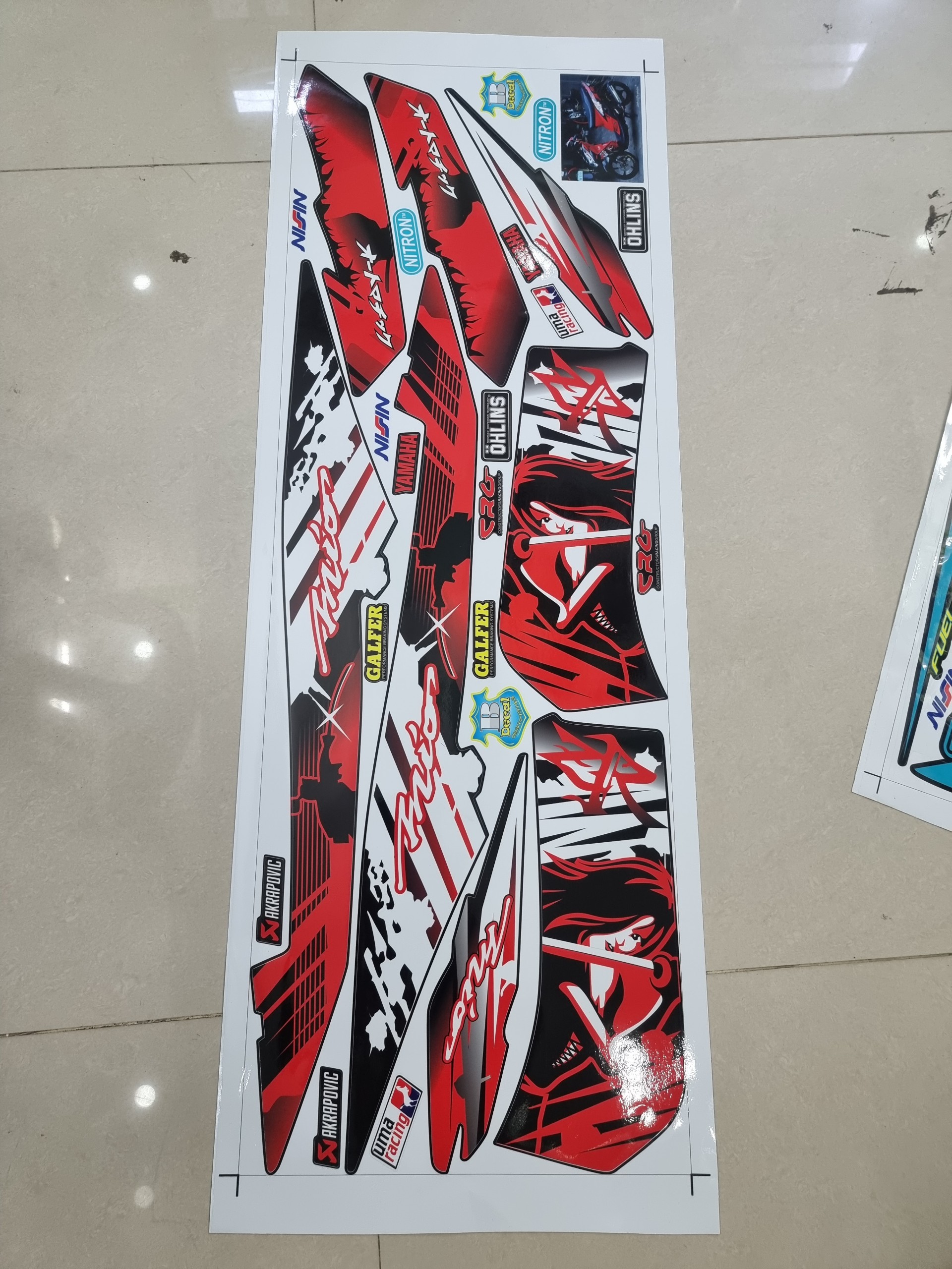 Tem xe mio ultimo yamaha hình cô gái siêu đẹp