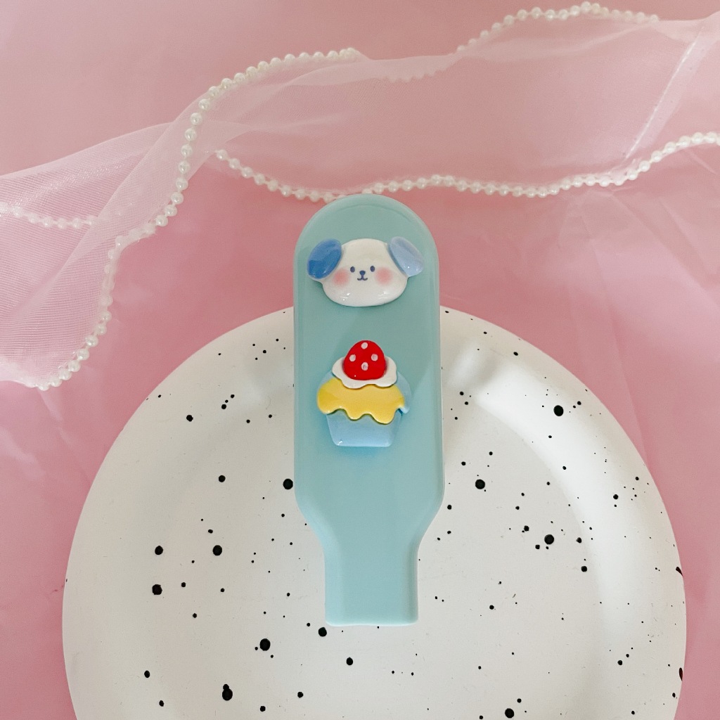 Lược gấp gọn siêu tiện dụng đính charm hoạt hình cute LILA LGAPCN25
