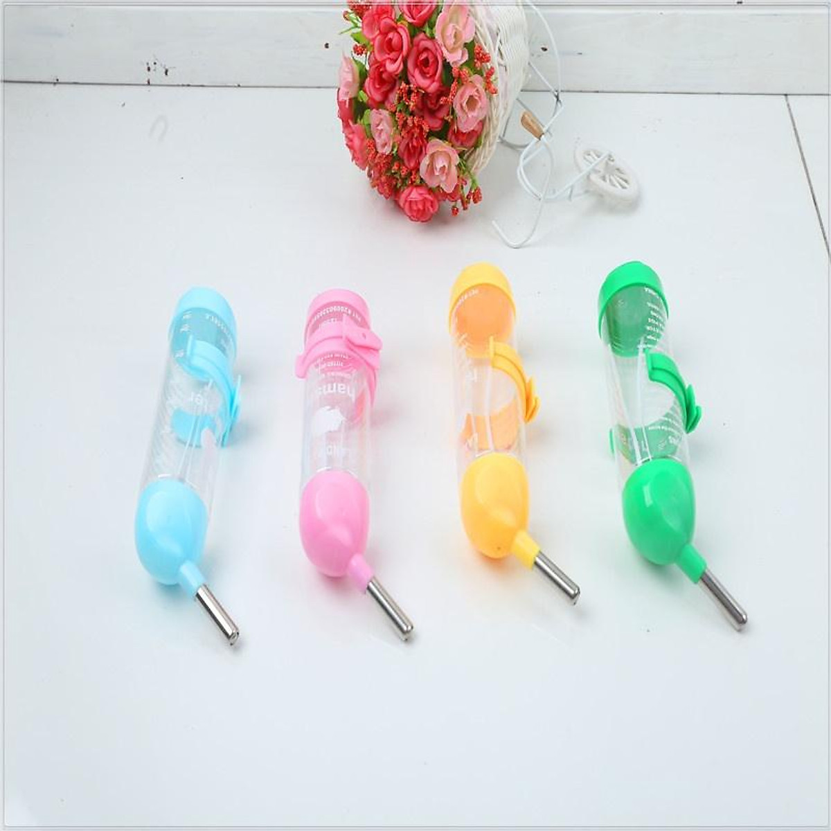 bình nước bi 80ml- 125ml - 250ML BOER  cho hamster, nhím, thỏ, bọ, chim,... - T3 PETS SHOP