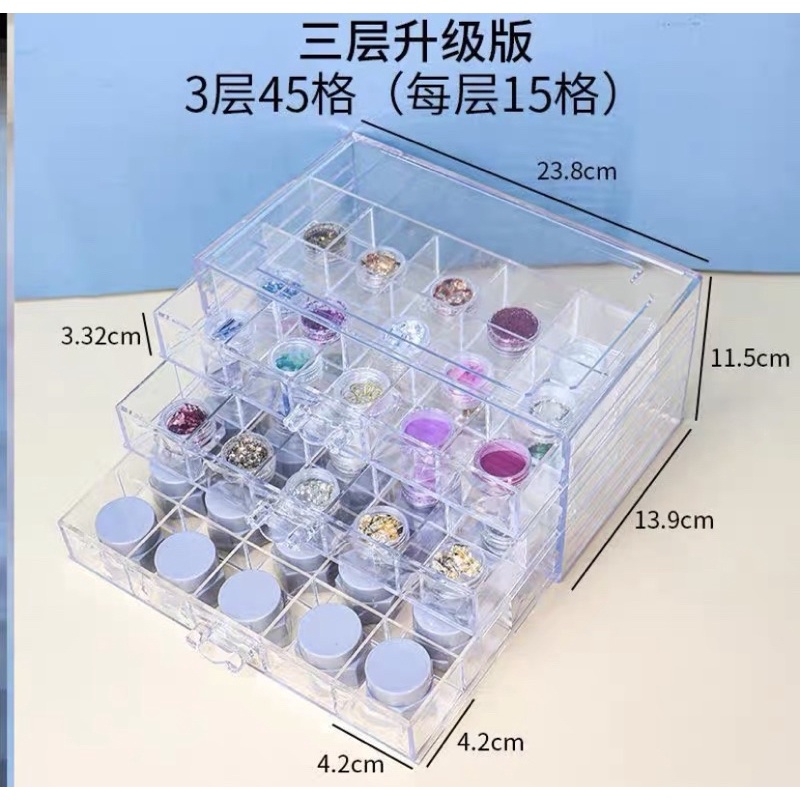 Khay meka 5 tầng đựng phụ kiện nail