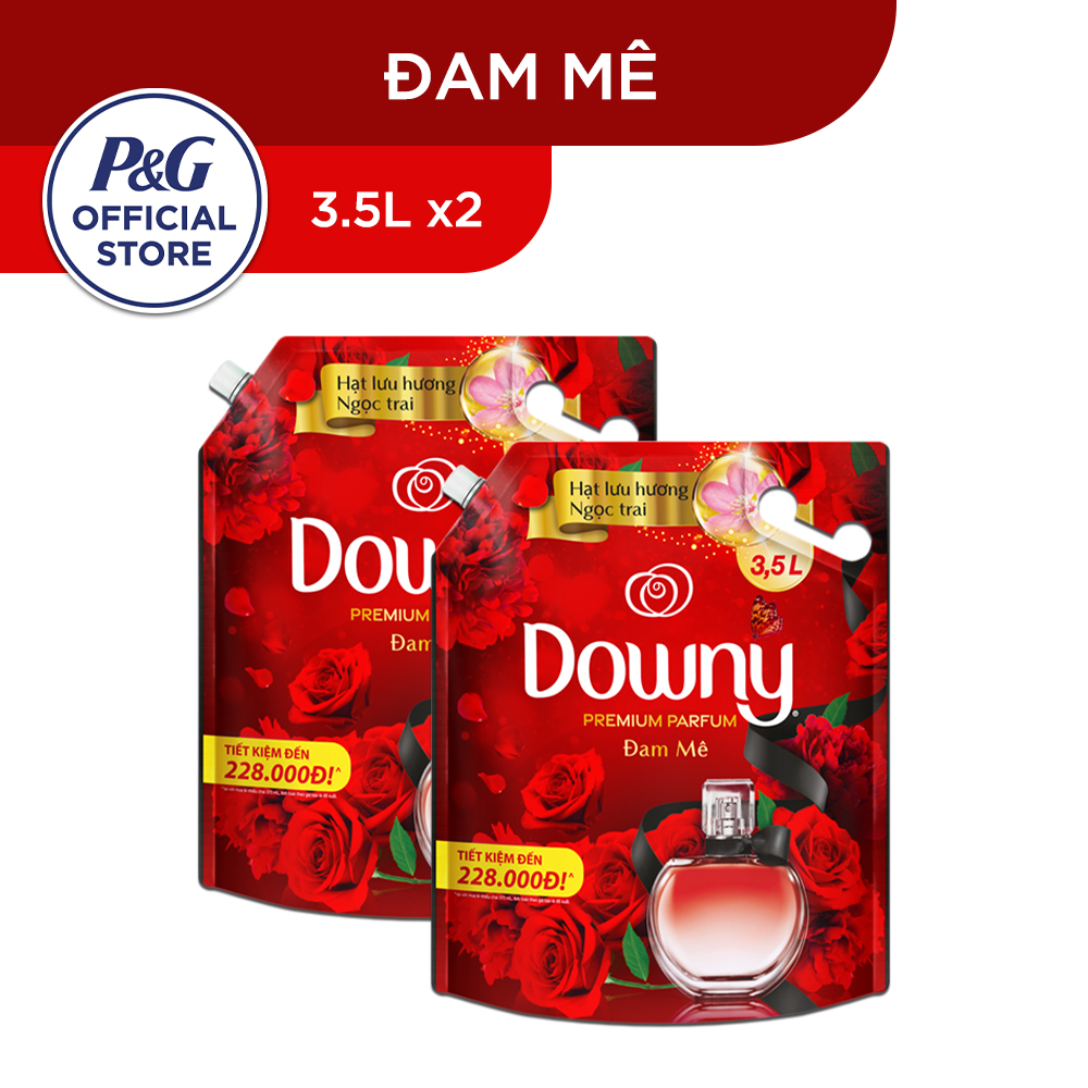 Combo 2 Túi Nước Xả Vải DOWNY 3.5L Nhiều Mùi Hương