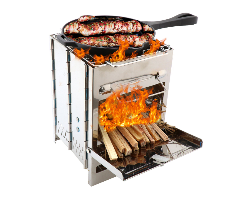 PKTL Bếp Xếp BBQ USA Wild Không Rỉ