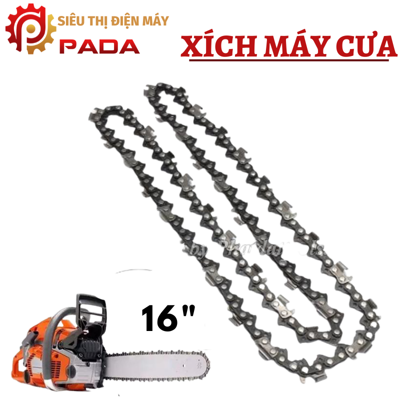 Xích cưa Mkt lắp cho các dòng máy cưa xích xăng,điện co lam dài 16inch-405mm