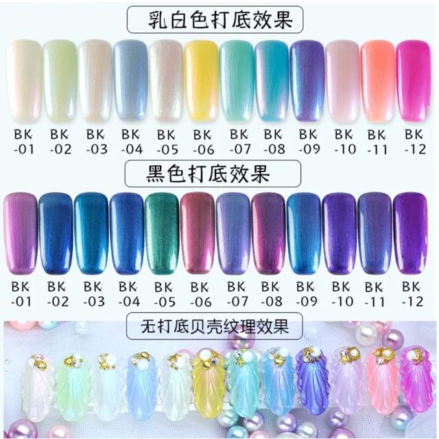 Sơn gel AS seri màu ngọc trai