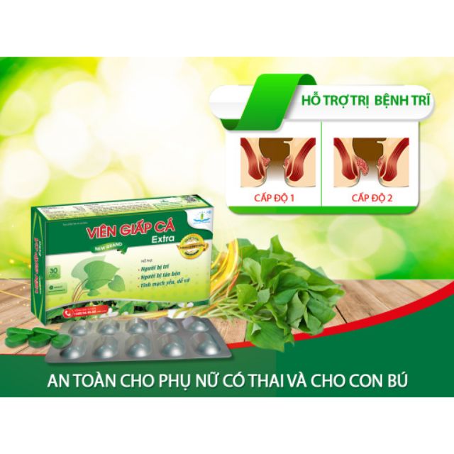 Viên Giấp Cá Extra Tâm Dược