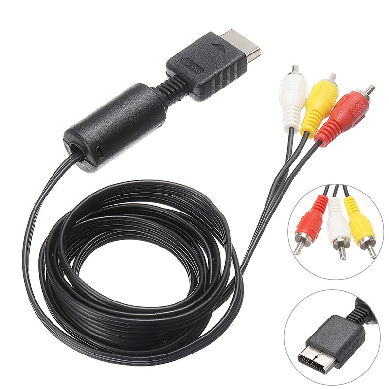 Dây AV 3 Chấu và 5 Chấu Cho PS2