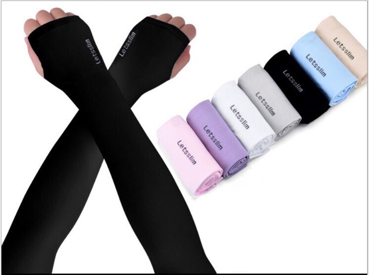 [HCM]Combo 2 Đôi Ống tay chống nắng letslim Màu đen
