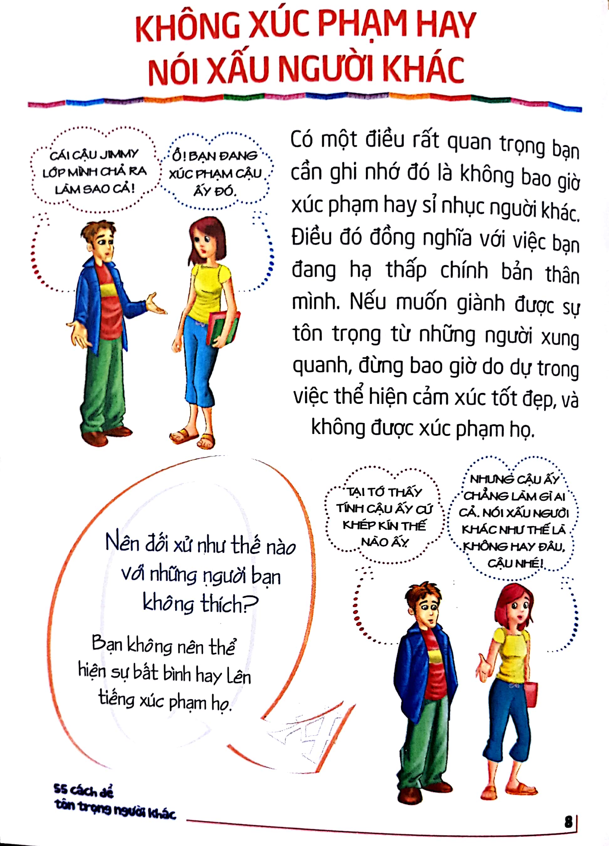 Fahasa - 55 Cách Để Tôn Trọng Người Khác