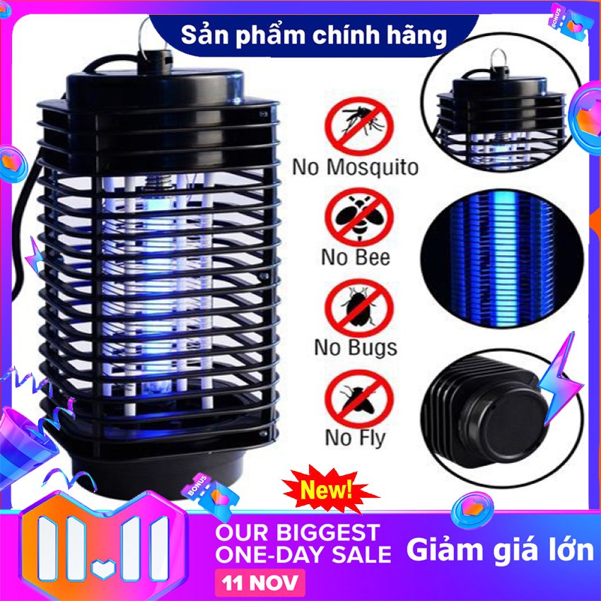 Đèn bắt muỗi côn trùng hình tháp 3d tower gt814