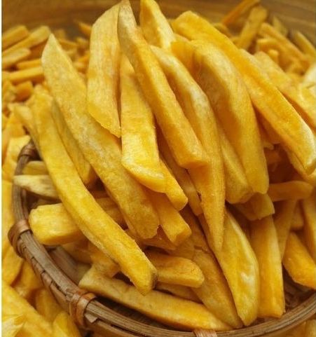 Khoai lang vàng cọng sấy giòn {Khối lượng tịnh, không tính bao bì}