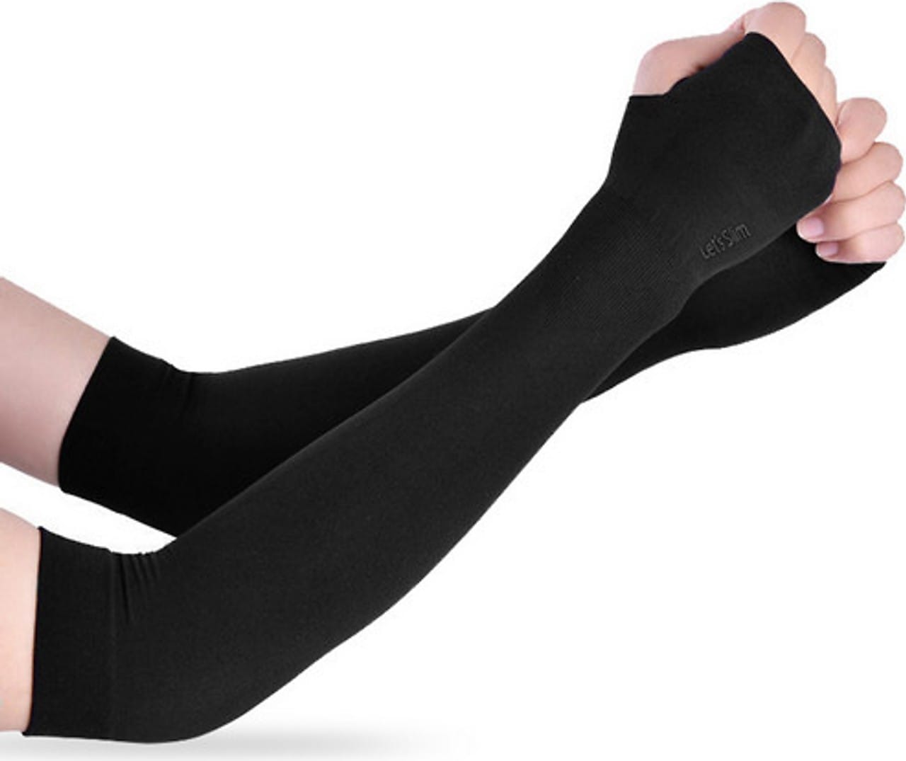Găng tay chống nắng Letslim (Đen) VT18