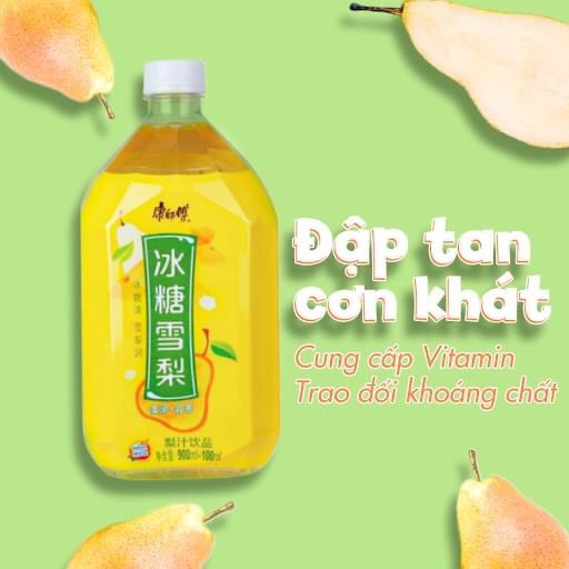( COMBO 3 CHAI ) Nước ép lê chai 1 lít