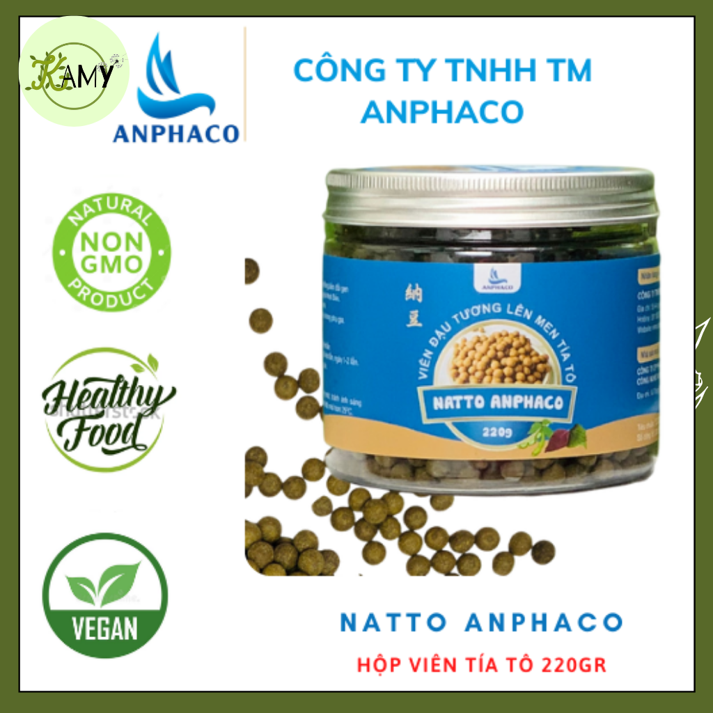 Natto Anphaco - Đậu tương lên men Nhật Bản