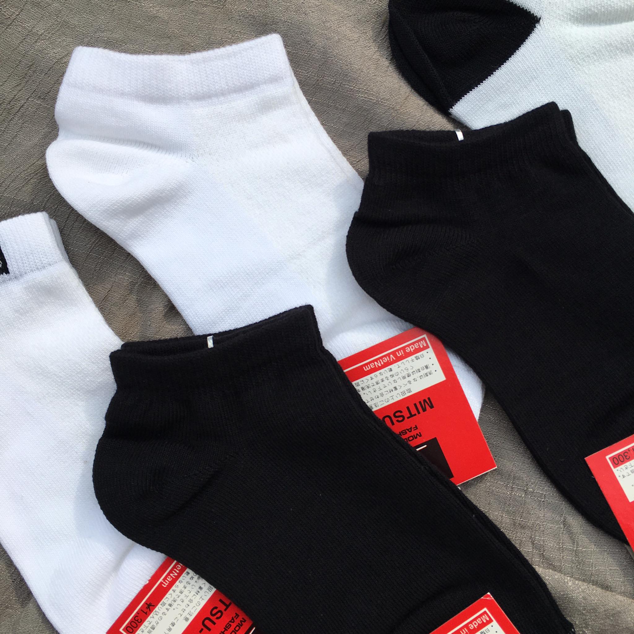 Tất Vớ Trơn Cổ Ngắn Unisex