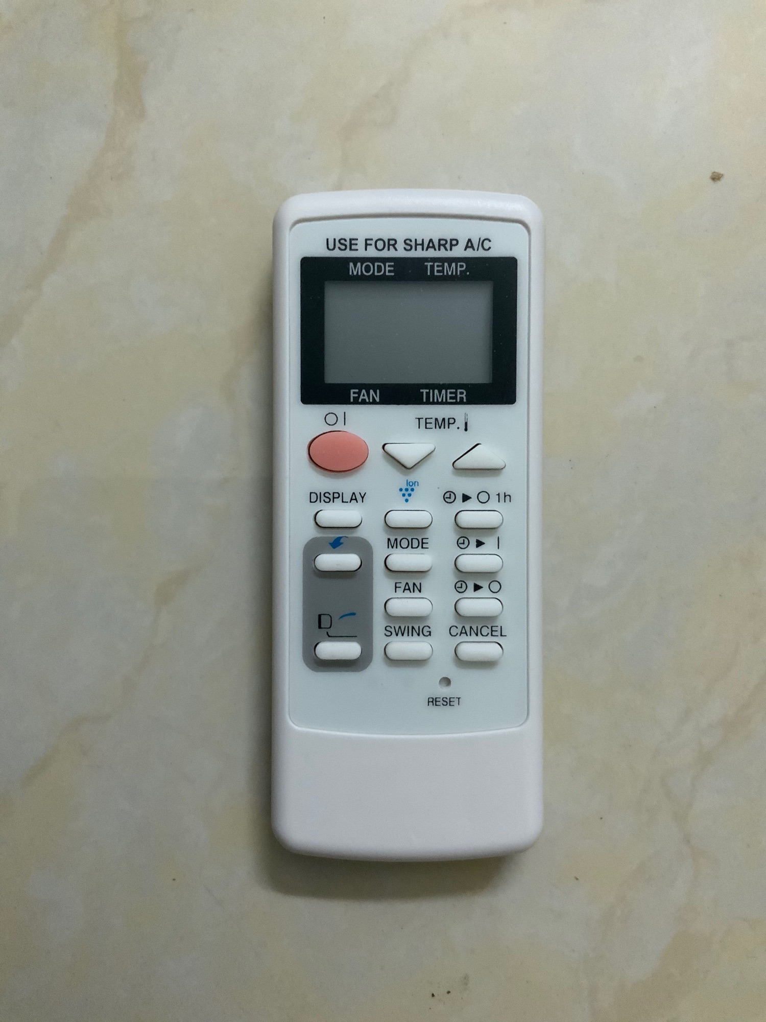 Điều khiển điều hoà Sharp (mẫu 2)