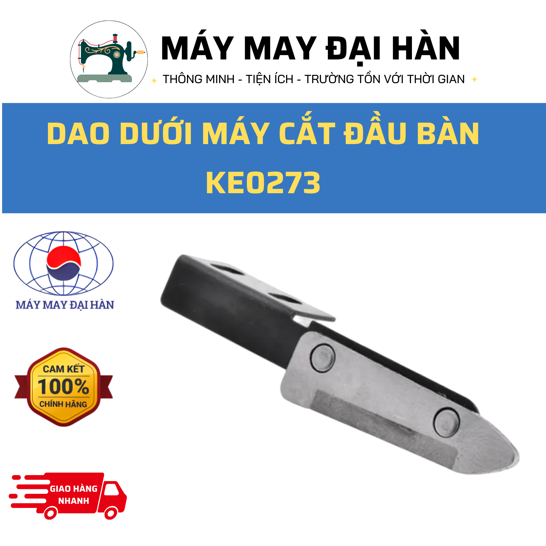 Dao dưới máy cắt vỉa đầu bàn KE027-3
