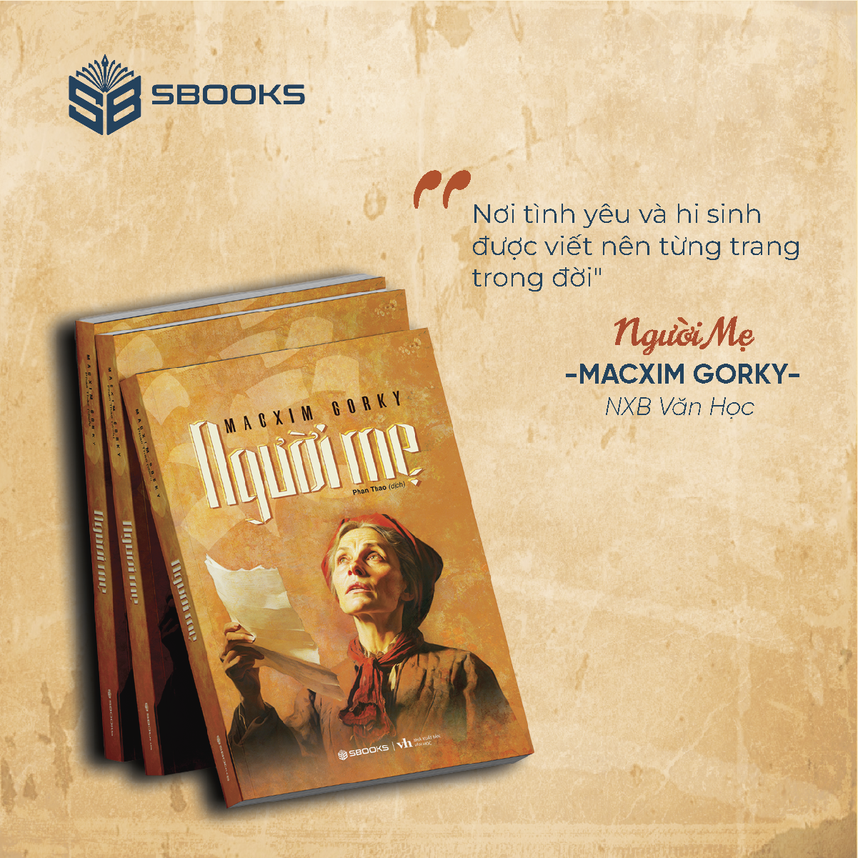 Sách - Người Mẹ - SBOOKS - Macxim Gorky