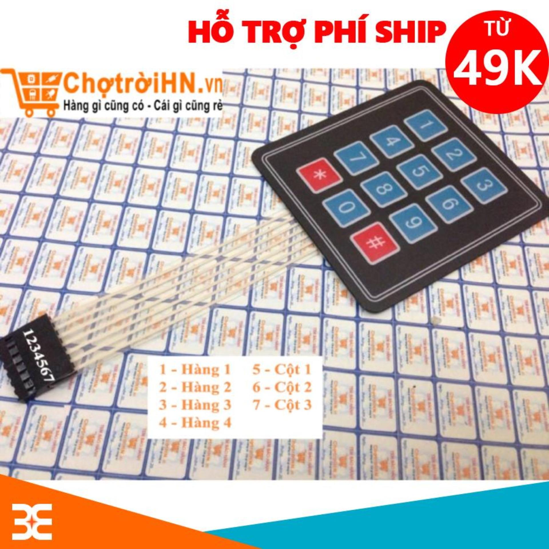 Bàn phím ma trận 3x4