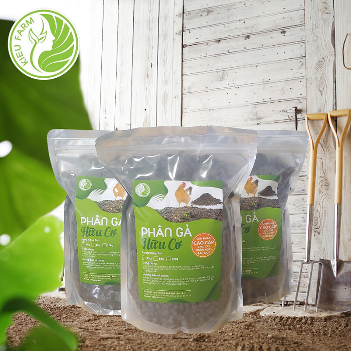 Phân gà hữu cơ nhập khẩu nén viên - 5kg