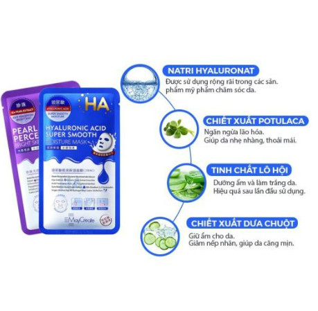 Mặt nạ HA Maycreate xanh 1 miếng bebeau