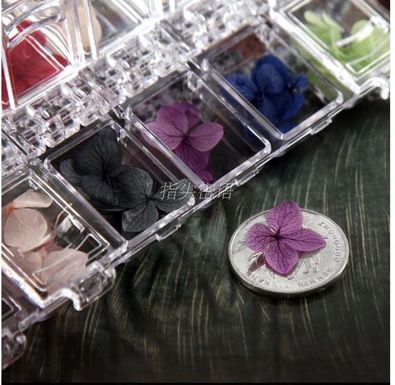 Set 12 màu hoa khô Nhật Bản trang trí móng