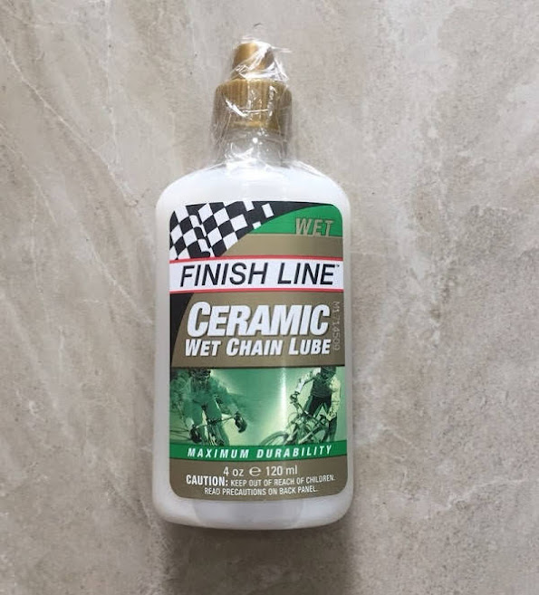 Dầu xích Finish line Ceramic Wet Chain Lube 120ml, dầu cao cấp cho xe đạp