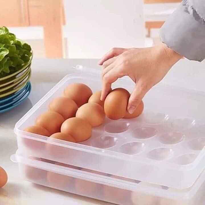 (Xả kho) Khay đựng trứng 1 tầng 24 quả