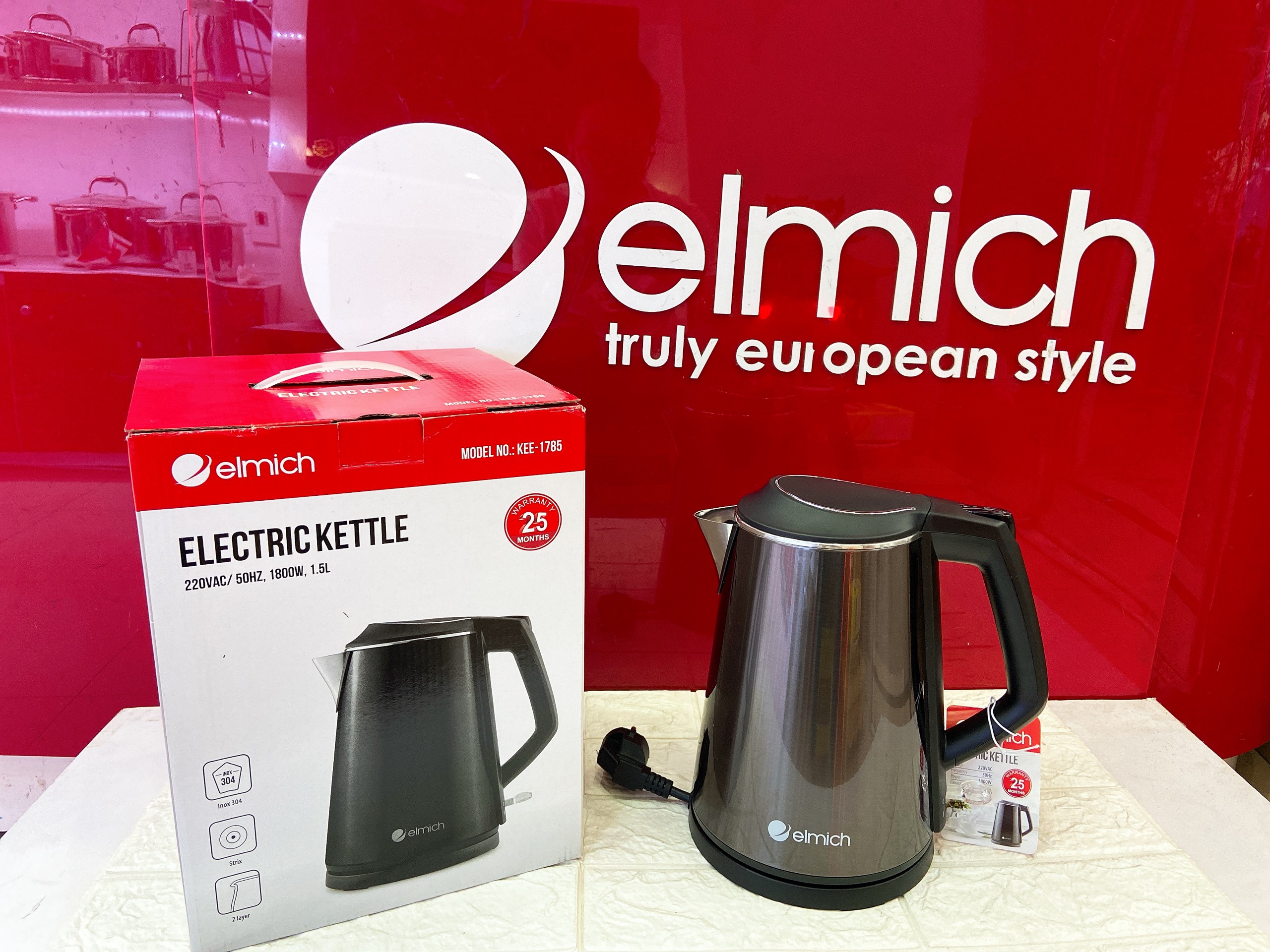 Ấm đun siêu tốc Elmich 1.5L KEE-1785