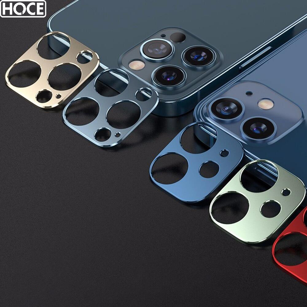 HOCE For iPhone 12 Pro Max 12 Mini Camera Lens Protective Frame For iPhone 12 Pro Metal Alloy Protector Phone Accessories