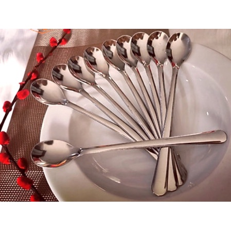 Bộ 10 muỗng cà phê inox dài 18.5cm