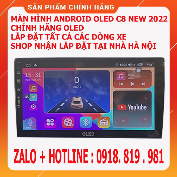Màn Hình DVD Android Ô Tô OLED C8 New Ram 3gb 9 inch Chính Hãng OLED, Bảo Hành Điện Tử 18 Tháng