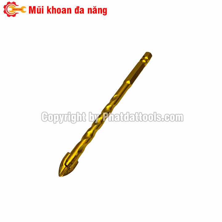 Mũi khoan đa năng chuôi lục giác 6.35mm-Khoan kính, thủy tinh,khoan gạch men, gạch đá hoa cương-Lắp vừa tất cả các dòng máy khoan