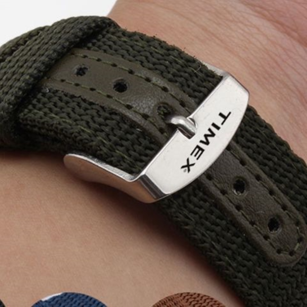 Dây đeo đồng hồ timex t2p034 t2p035 t49962 nam thể thao ngoài trời dây đeo bằng vải nylon chống thấm nước dây đeo đồng hồ bằng da thật dây đồng hồ da cao cấp