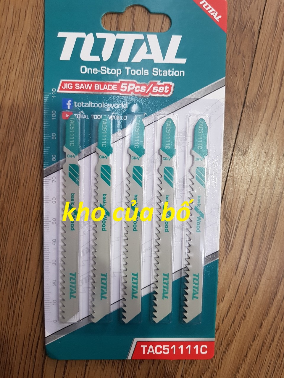 Total - tac51111c bộ 5 lưỡi cưa lọng