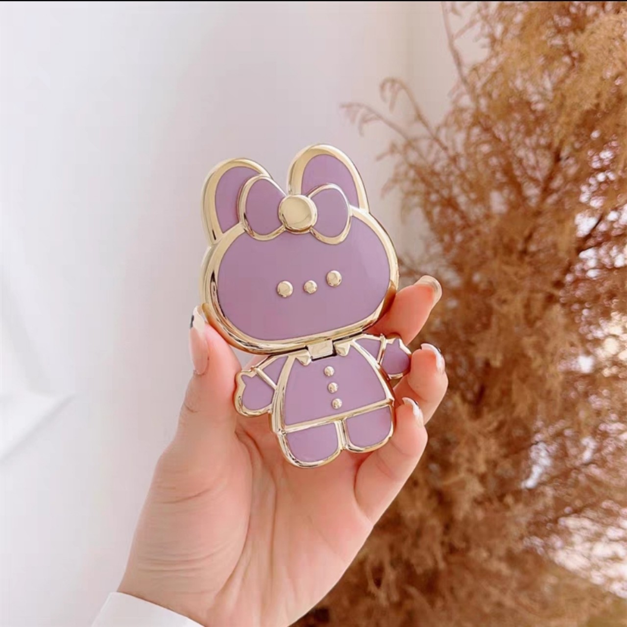 Giá đỡ kèm gương Hello Kitty