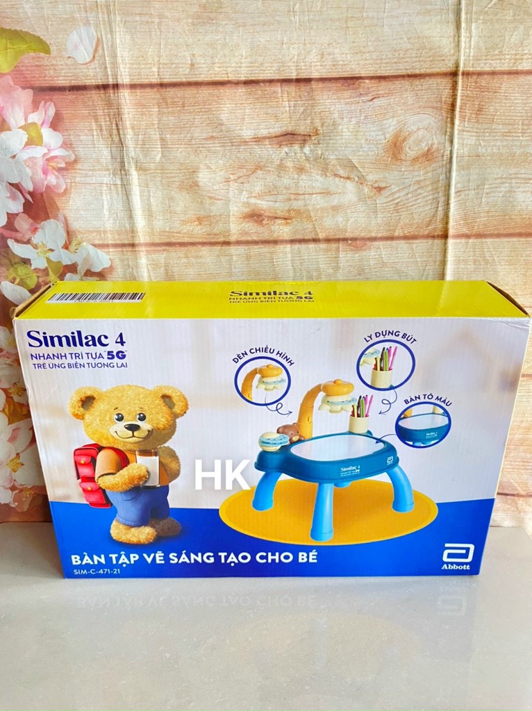 Bàn tập vẽ sáng tạo cho bé Hkm Similac