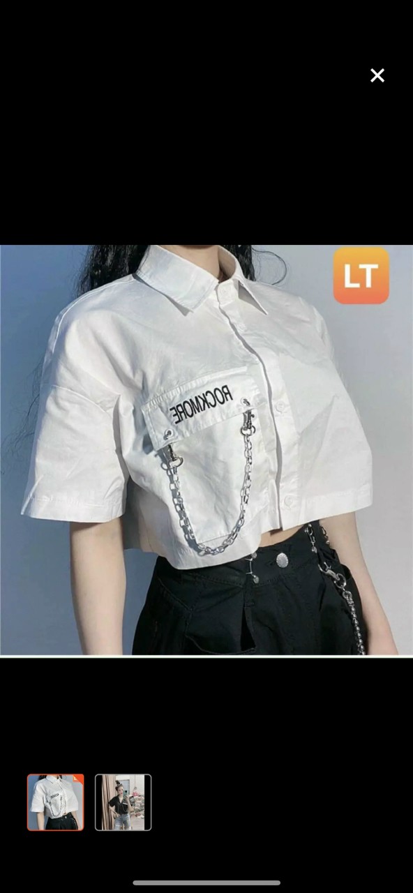 [HCM]Áo sơ mi kiểu dây xích