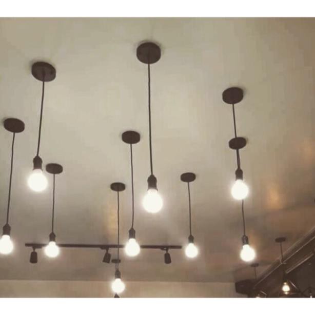 [HCM]Bộ đui đế thả 1 mét và bóng đèn LED