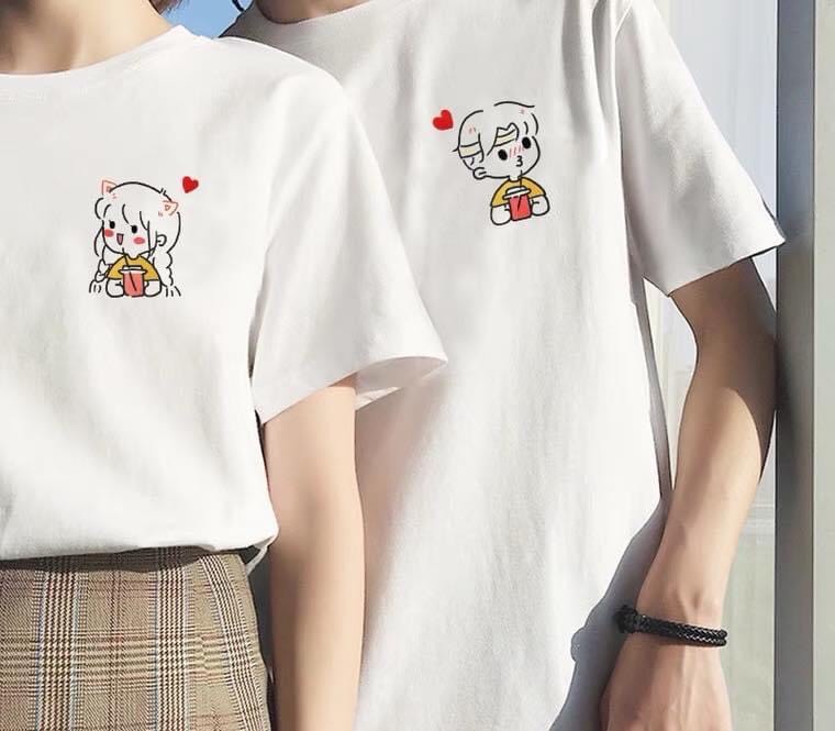 ÁO ĐÔI NAM NỮ SIÊU CUTE