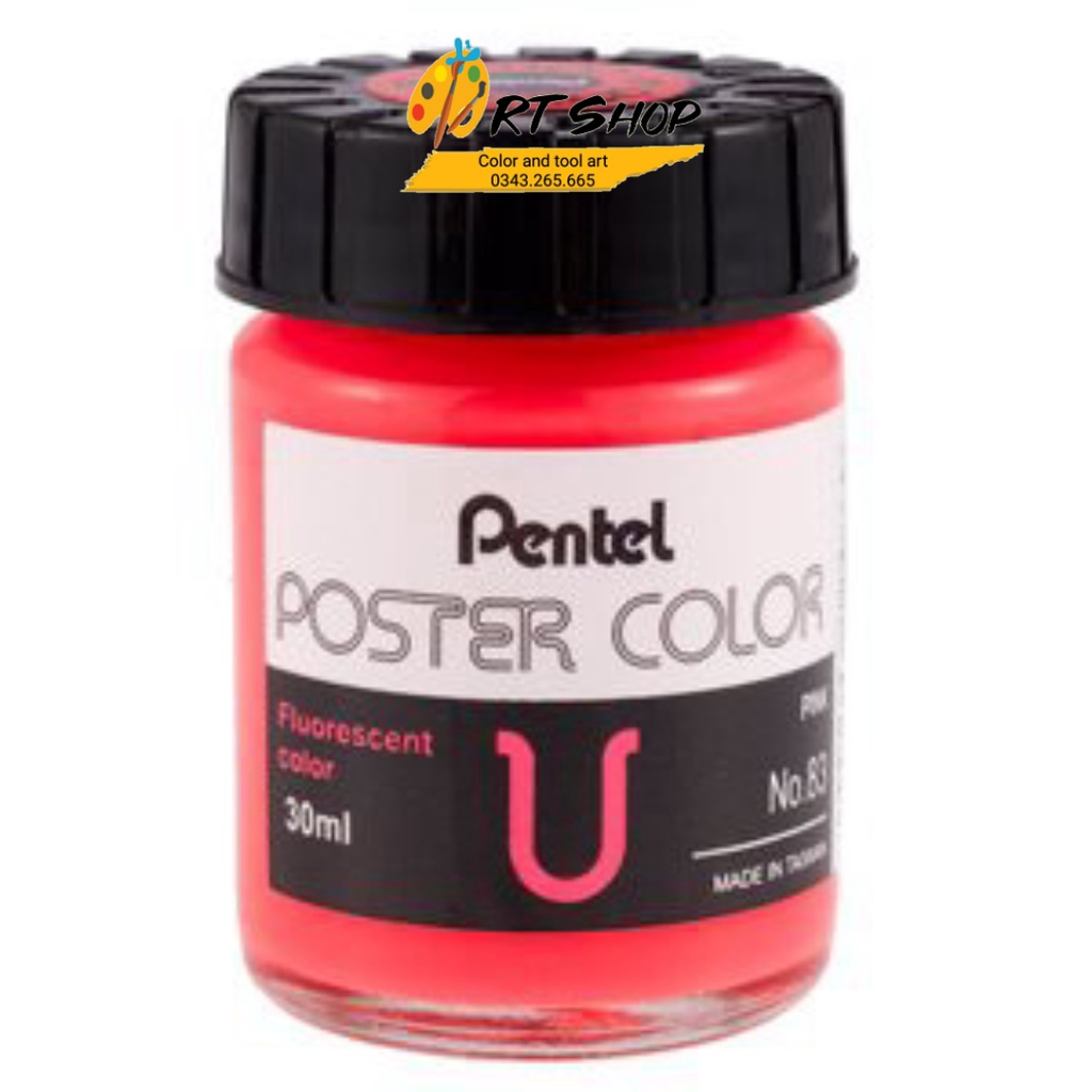 Màu Poster Color Pentel Bán Lẻ Hũ 30ml