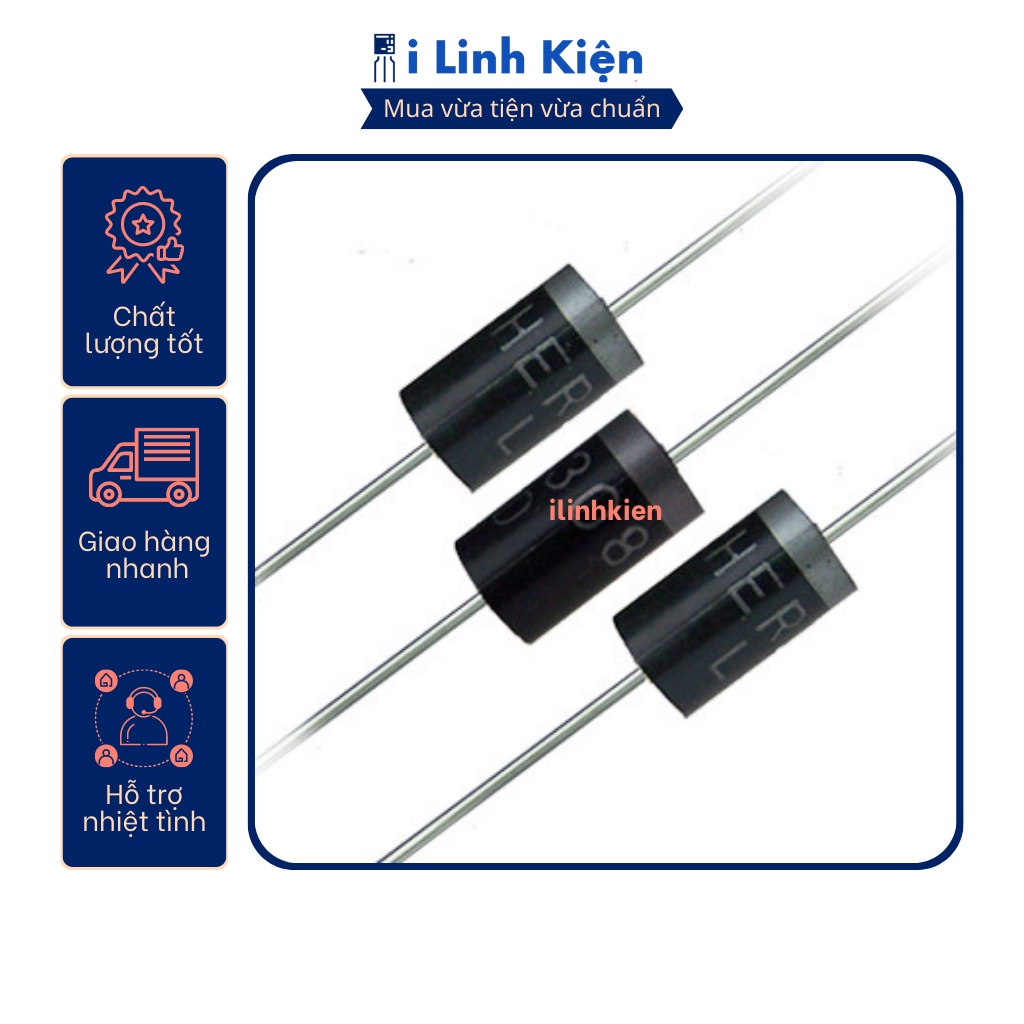 Her308 diode xung 3a 1000v loại tốt