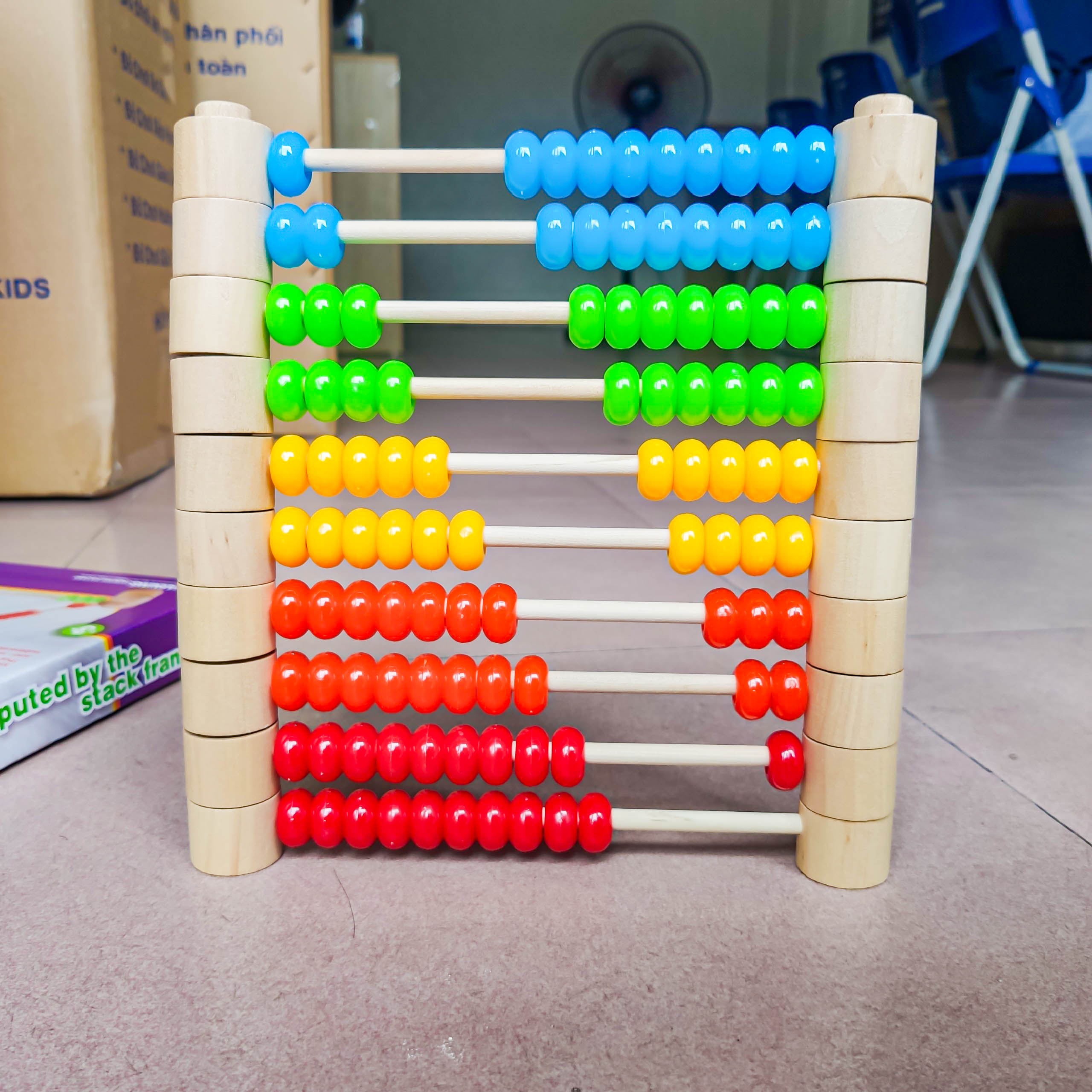 Bảng Tính Toán Học Benrikids Bằng Gỗ Trò Chơi Trí Tuệ Bảng Làm Toán