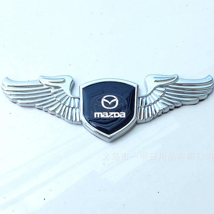 [HCM]Logo đôi cánh dán capo xe ô tô cao cấp (Mazda)
