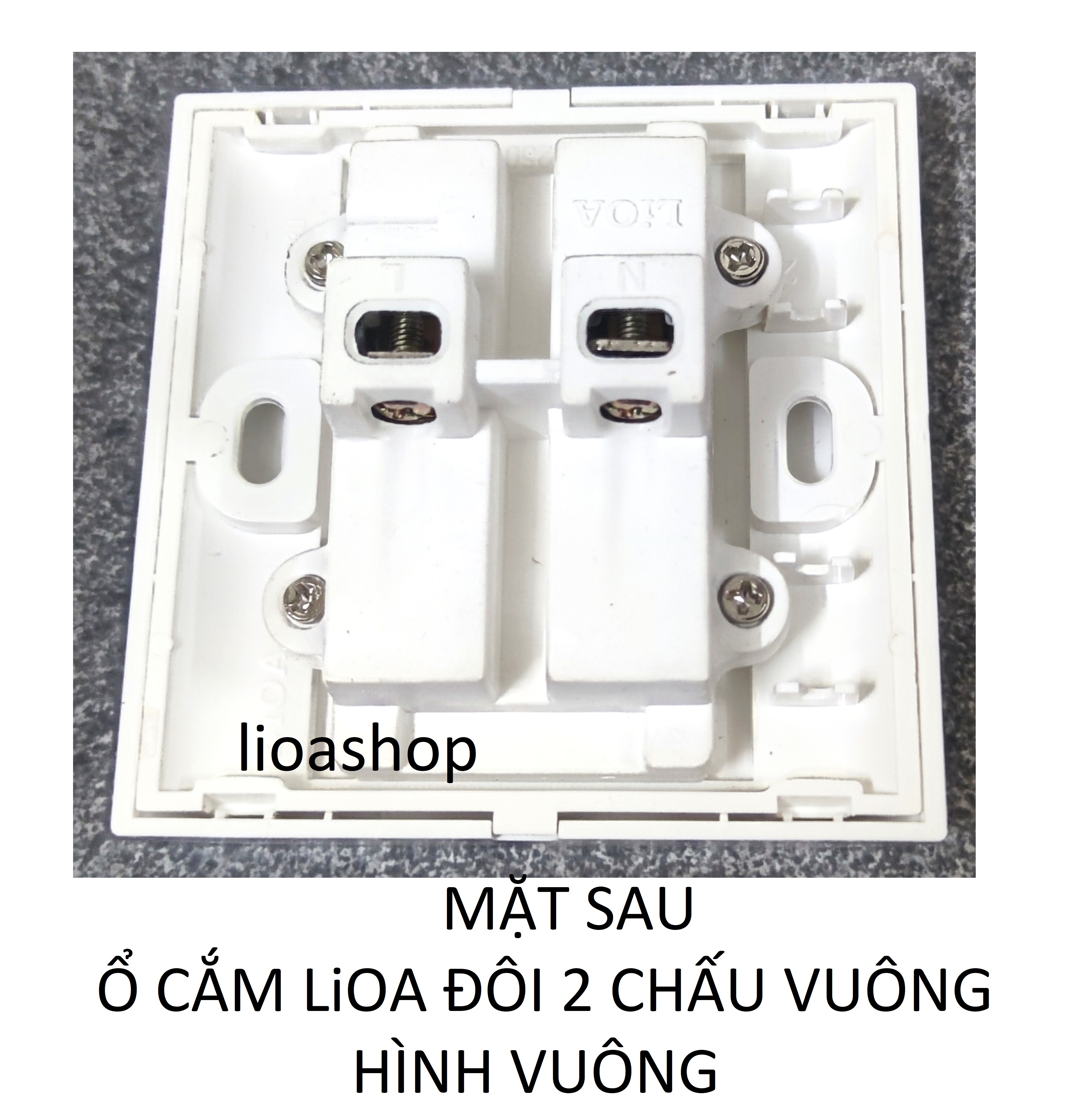 Ổ ĐÔI, Ổ ĐƠN 2 CHẤU VUÔNG LiOA