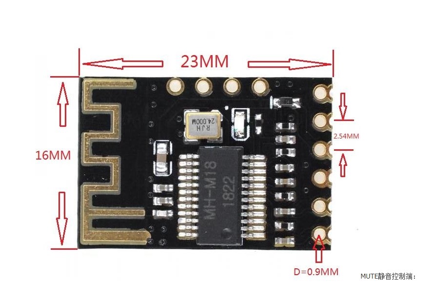 Mạch giải mã âm thanh Bluetooth XH M18/M28/M38