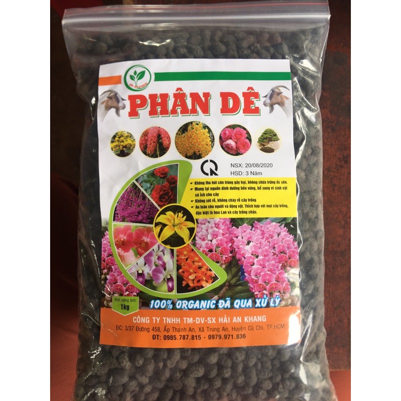 1kg PHÂN DÊ CAO CẤP ĐÃ QUA XỬ LÝ