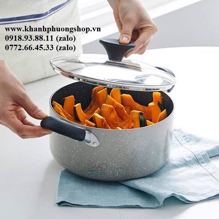 [HCM]nồi vân đá lock&lock - nồi vân đá lock&lock