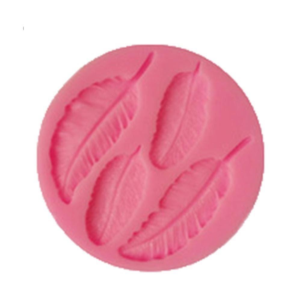 Khuôn silicon 3D 4 lông chim